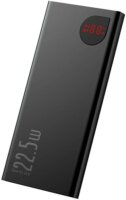 Baseus Adaman Metal Digital Display Quick Charge Powerbank 10000mAh (5A / 5V)- Fekete