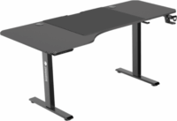 Techsend EL1675 Állítható magasságú gamer asztal - Fekete