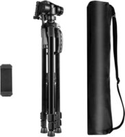 Puluz Fényképező állvány (Tripod) + mobiltelefon tartó - Fekete