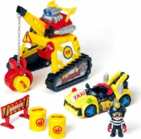Magic Box PTRSD014IN10 T-Racers Turbódaru csúcsjárgánnyal Átalakuló Autó játékszett