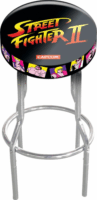 Arcade1Up Street Fighter II Capcom Játéktermi Gaming szék Fekete