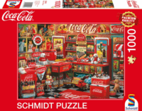 Schmidt Spiele Coca-Cola Nosztalgiabolt - 1000 darabos puzzle