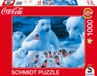 Schmidt Spiele Coca-Cola Jegesmedvék - 1000 darabos puzzle
