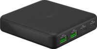 Goobay 61772 2x USB-C/2x USB-A Hálózati töltő - Fekete (65W)