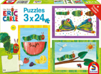 Schmidt Spiele Hernyó-gubó-pillangó - 3 az 1-ben puzzle 3x24 darabos