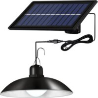 Superfire FF10-B Napelemes kültéri függő LED lámpa - Fekete