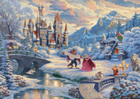Schmidt Spiele Disney Szépség és a Szörnyeteg Varázslatos téli este - 1000 darabos puzzle