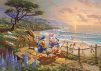 Schmidt Spiele Disney Donald és Daisy kacsa délután - 1000 darabos puzzle