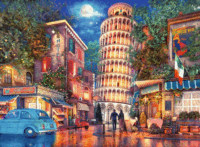 Ravensburger Egy est Pisa-ba - 500 darabos puzzle