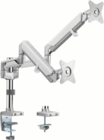 LogiLink BP0089 17"-32" Monitor asztali tartó kar - Ezüst (2 Kijelző)