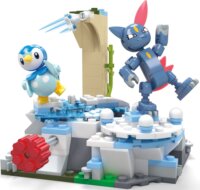 Mattel MEGA Pokémon Piplup and Sneasel's Snow Day 183 darabos építő készlet