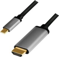 Logilink CUA0101 USB-C 3.2 Gen1 - HDMI 2.0 Kábel 1.8m - Fekete