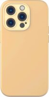 Baseus Liquid Silica Gel Apple iPhone 14 Pro Max Szilikon Tok+kijelzővédő - Sárga