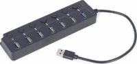 Gembird UHB-U3P1U2P6P-01 USB Type-A 3.1 HUB (7 port)