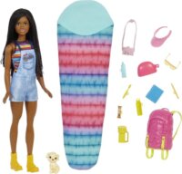 Mattel Barbie Brooklyn baba kemping kiegészítőkkel