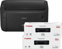 Canon i-SENSYS LBP6030 Mono lézernyomtató - Fekete + 2db Fekete Toner (CRG-725)