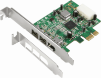 Dawicontrol DC-FW800 3x FireWire port bővítő PCIe kártya