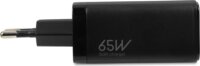 iBox C-65 GaN 2x USB-C / USB-A Hálózati töltő - Fekete (65W)