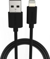 Duracell 5022 USB-A apa - Lightning apa 2.0 Adat és töltő kábel - Fekete (2m)