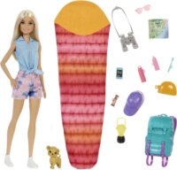 Mattel Barbie Malibu baba kemping kiegészítőkkel