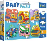 Trefl Baby Progressive Puzzle Járművek 6 az 1-ben puzzle
