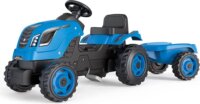 Smoby XL Traktor utánfutóval - Kék