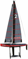 Amewi RC Segelyacht Focus III Racing távirányítós vitorlás hajó - Piros