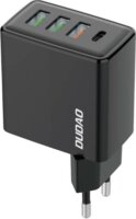 Dudao A5HEU 3x USB-A / USB-C Hálózati töltő - Fekete (20W)