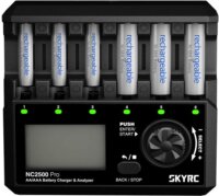 SkyRC NC2500 Pro 6x AA/AAA NiMH Akkumulátor töltő