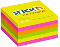 Stick'n Öntapadó jegyzettömb csomag 76x76 mm - Neon színek (6x100 lap)