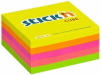 Stick'n Öntapadó jegyzettömb 51x51 mm - Neon színek (250 lap/tömb)