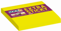 Stick'n Extra Sticky Öntapadó jegyzettömb 76x76 mm - Neon Sárga (90 lap/tömb)