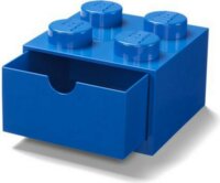 LEGO Brick 4 Fiókos tároló doboz - Kék