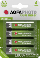 Agfa NiMH Mignon AA 2300 mAh Újratölthető elem (4db/csomag)