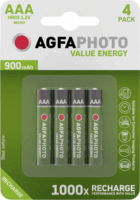 Agfa NiMH Micro AAA 900 mAh Újratölthető elem (4db/csomag)
