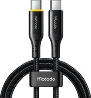 Mcdodo CA-3461 USB-C apa - USB-C apa 2.0 Adat és töltőkábel - Fekete (1.8m)