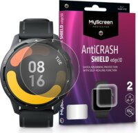 MyScreen AntiCrash Shield Edge3D Xiaomi Watch S1 Active Kijelzővédő üveg - (2db)
