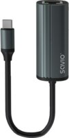 Savio AK-56 USB-C apa - RJ45 anya Adapter