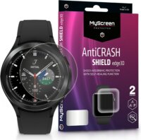 MyScreen Protector AntiCrash Shield Edge3D Samsung Galaxy Watch 4 Classic Kijelzővédő üveg - 42 mm (2db)
