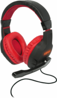Konix Drakkar Skald 7.1 Vezetékes Gaming Headset - Fekete/Piros