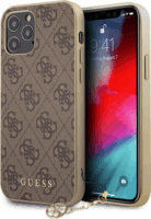 Guess 4G Charms iPhone 12 / 12 Pro Tok - Barna/Mintás