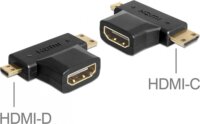 DeLOCK HDMI-A anya > HDMI-C + HDMI-D apa adapter