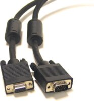 ValueLine VLCP59100B50 D-SUB hosszabbító kábel 5m Fekete