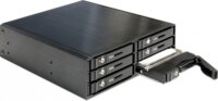 Delock 5.25” hordozható rack 6 x 2.5” SATA HDD / SSD-hez