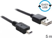 Delock EASY-USB 2.0 -A apa > USB 2.0 mini apa kábel, 5 m