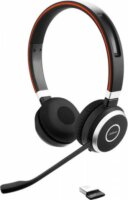 Jabra Evolve 65 UC Duo Bluetooth Headset Fekete