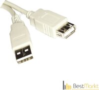PRC USB 2.0 A-A 3m hosszabbító kábel