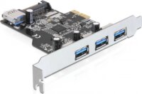 Delock PCI Express kártya > 3 x külső + 1 x belső USB 3.0