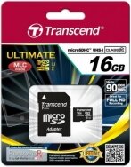 Transcend 16GB MicroSDHC Class10 U1 MLC Ultimate