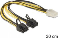 DeLOCK PCI Express power supply 6 pin > 2 x 8 pin adapter